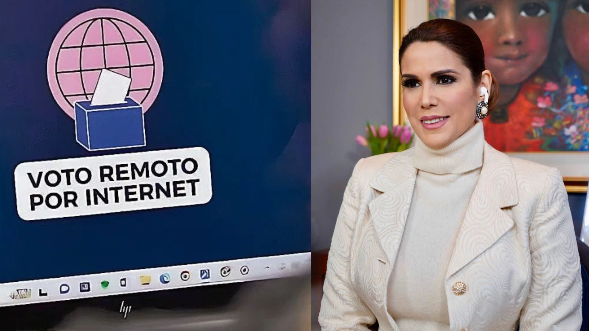 Milena Mayorga invita a votar en línea a compatriotas en el extranjero